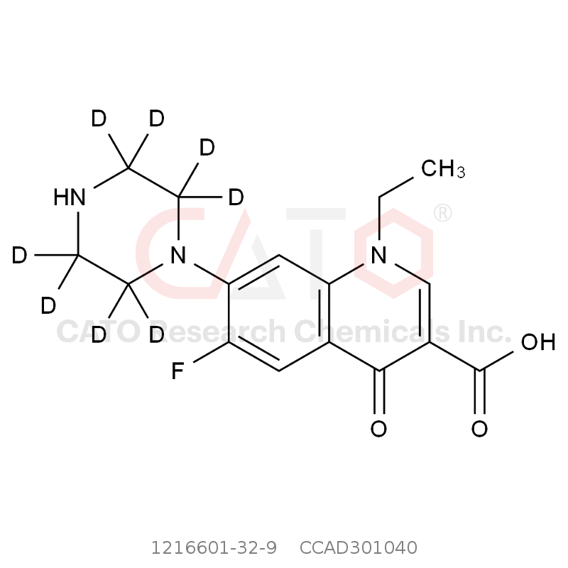 CAS No.:1216601-32-9,诺氟沙星-d8