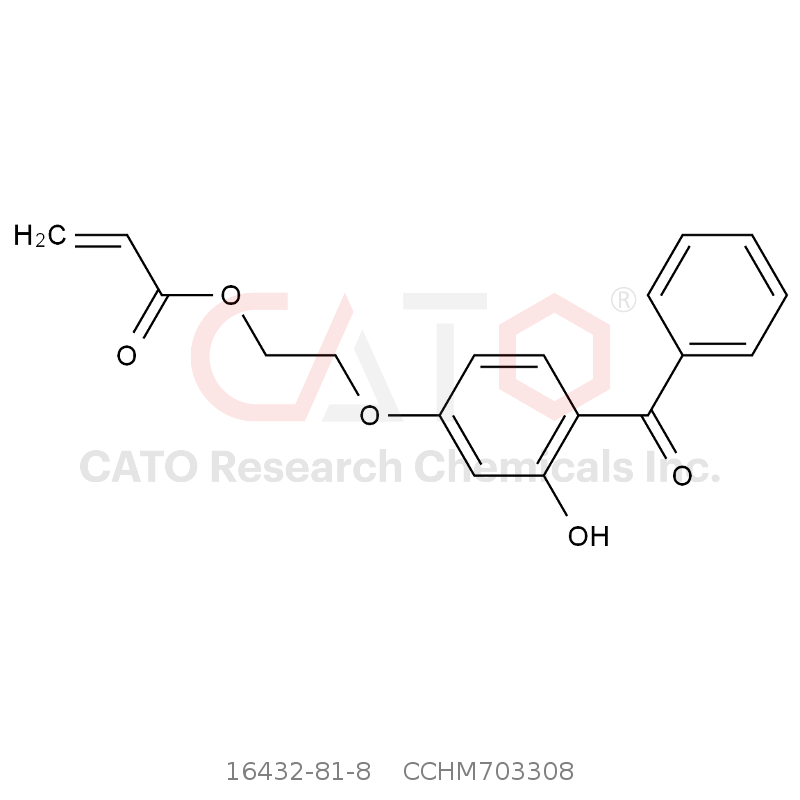 CAS No.:16432-81-8,2-丙烯酸-2-(4-苯甲酰-3-羟苯氧基)乙基酯
