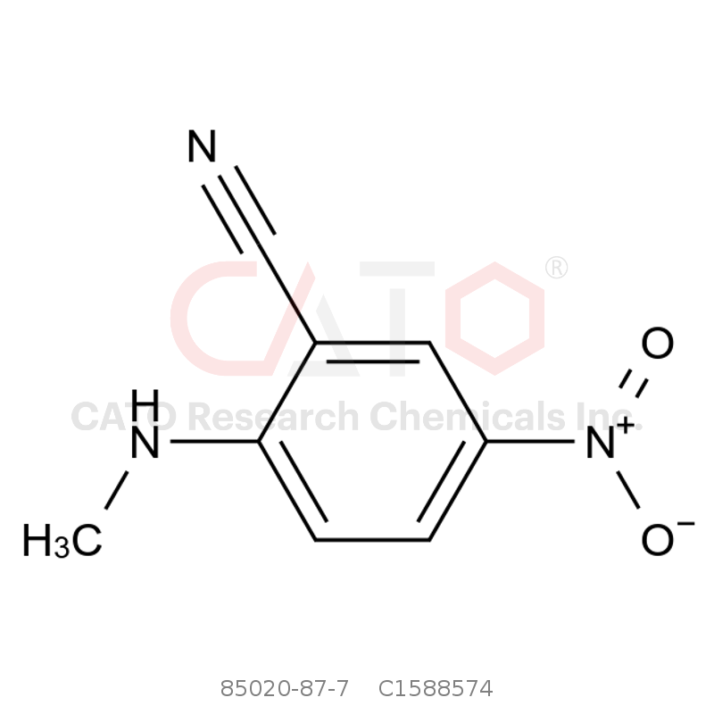 CAS No.:85020-87-7,2-(Methylamino)-5-nitrobenzonitrile