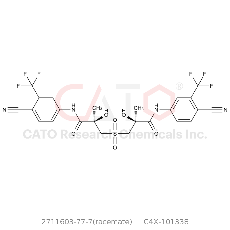 CAS No.:2711603-77-7(racemate),比卡鲁胺EP杂质K