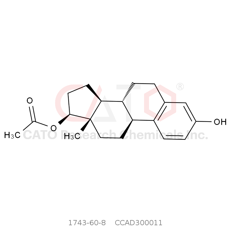 CAS No.:1743-60-8,17-Beta-Estradiol 17-Acetate