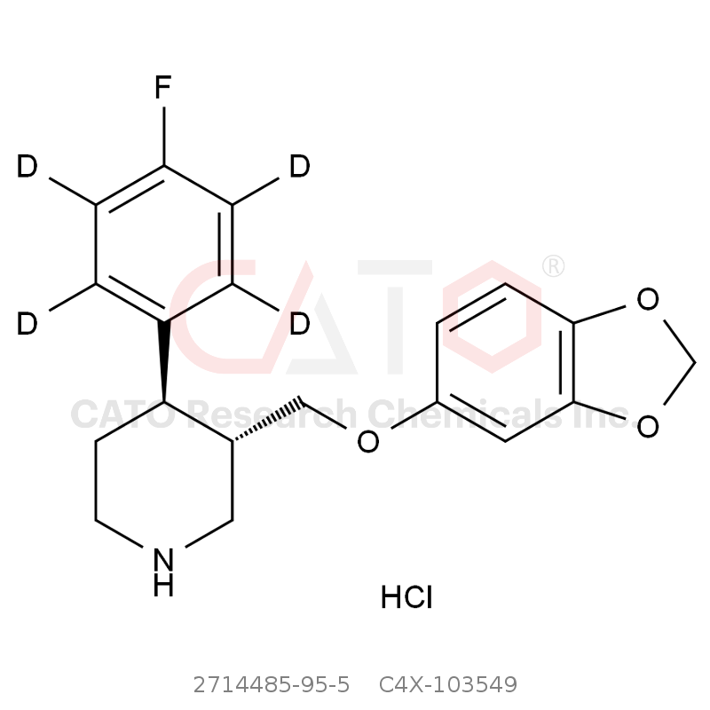 CAS No.:2714485-95-5,Paroxetine-d4 HCl