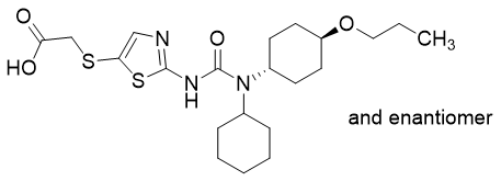 卡迪格列艾汀 Cadisegliatin CAS 859525-02-3 结构式 Chemical Structure