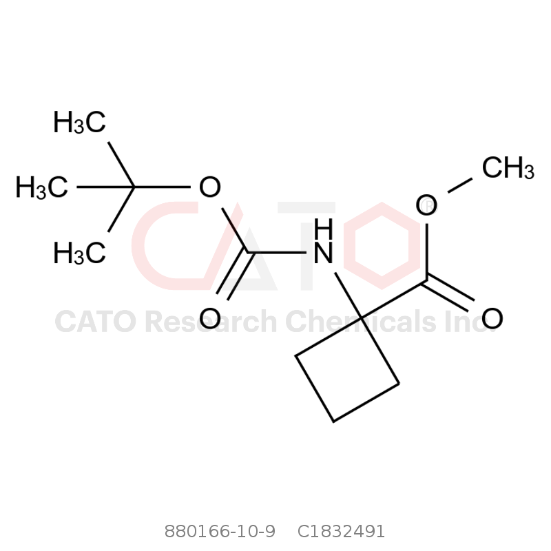 CAS No.:880166-10-9,Methyl 1-((tert-butoxycarbonyl)amino)cyclobutanecarboxylate