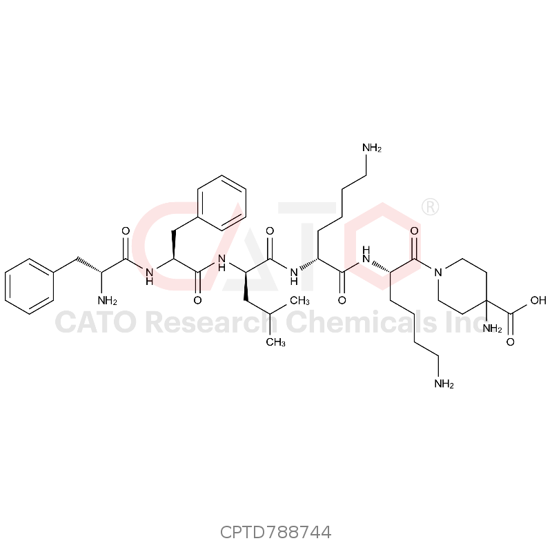 1-(D-苯丙氨酰-L-苯丙氨酰-D-亮氨酰-D-赖氨酰-L-赖氨酰)-4-氨基哌啶-4-羧酸