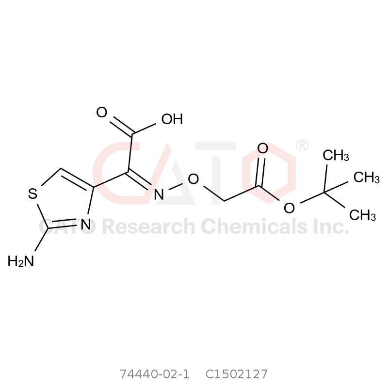 CAS No.:74440-02-1,(Z)-2-(2-Aminothiazol-4-yl)-2-(tert-Butoxycarbonylmethoxyimino)acetic acid