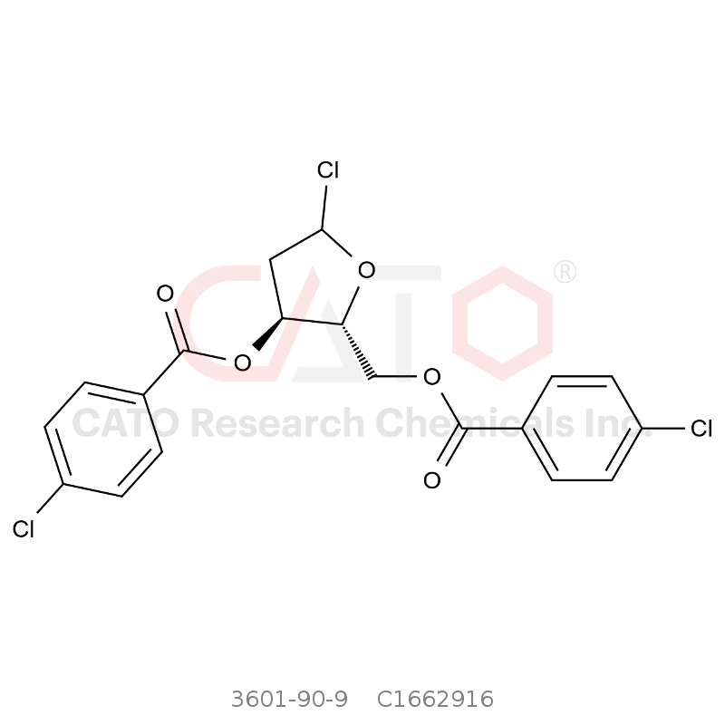 CAS No.:3601-90-9,1-Chloro-3,5-di(4-chlorbenzoyl)-2-deoxy-D-ribose
