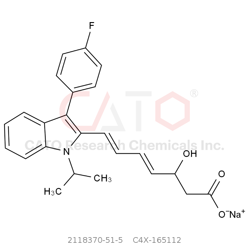 CAS No.:2118370-51-5,Fluvastatin EP Impurity F Sodium Salt