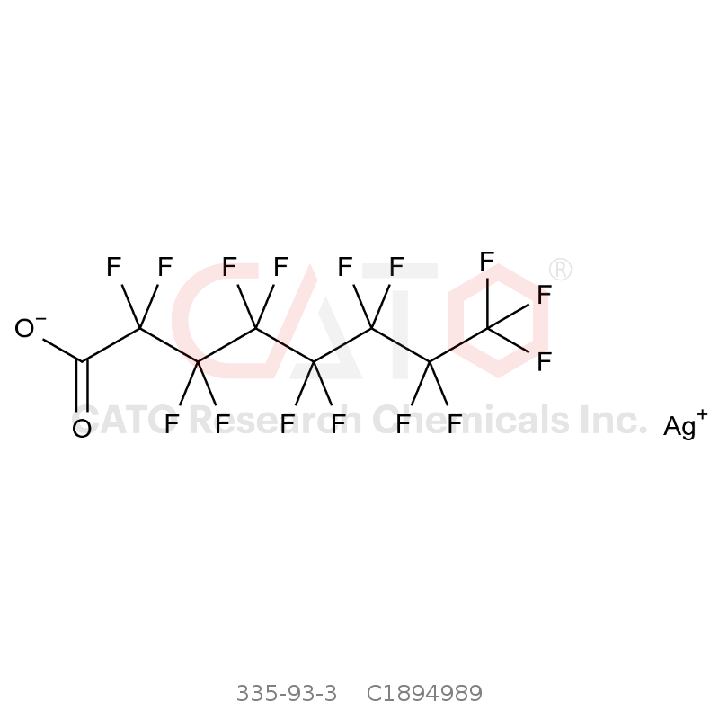 CAS No.:335-93-3,Silver perfluorooctanoate