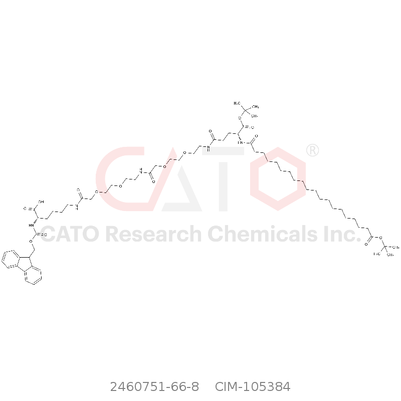 CAS No.:2460751-66-8,Fmoc-L-Lys[C20-OtBu-Glu(OtBu)-AEEA-AEEA]-OH