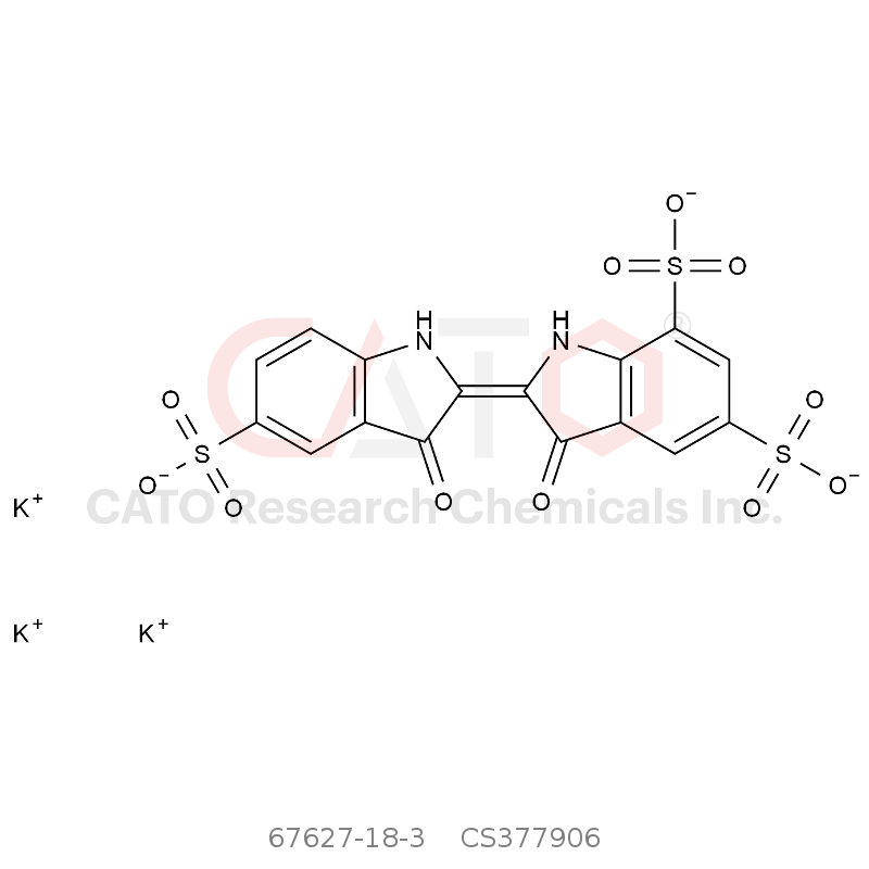 CAS No.:67627-18-3,靛青三磺酸钾盐