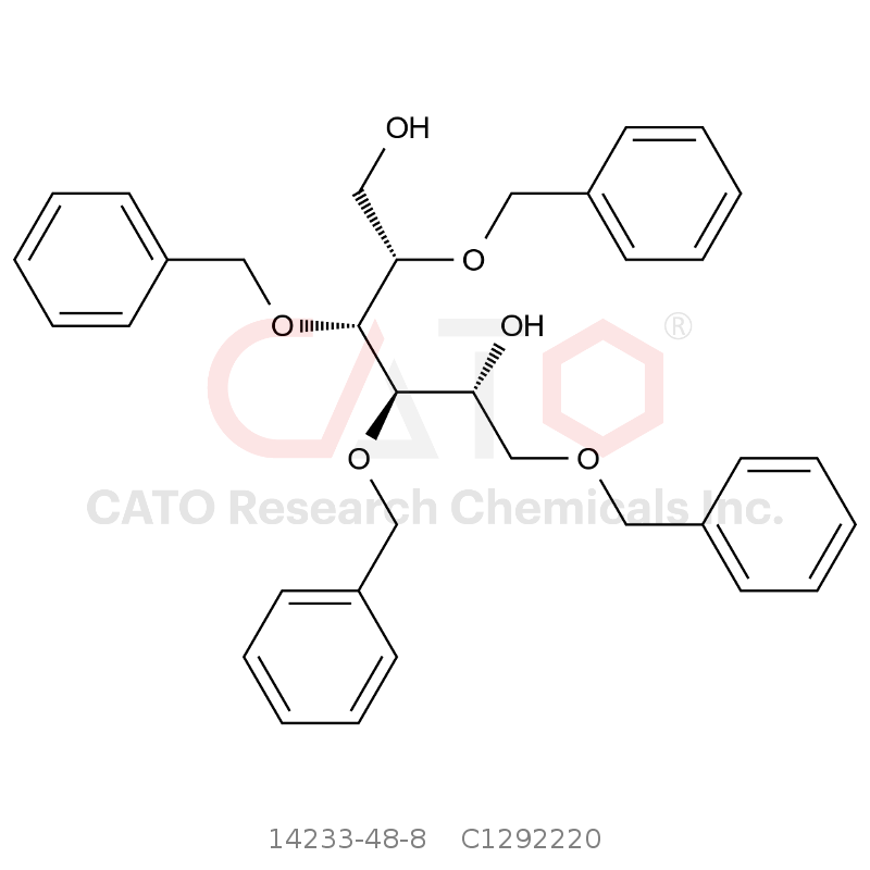 CAS No.:14233-48-8,1,3,4,5-Tetra-O-benzyl-D-glucitol 