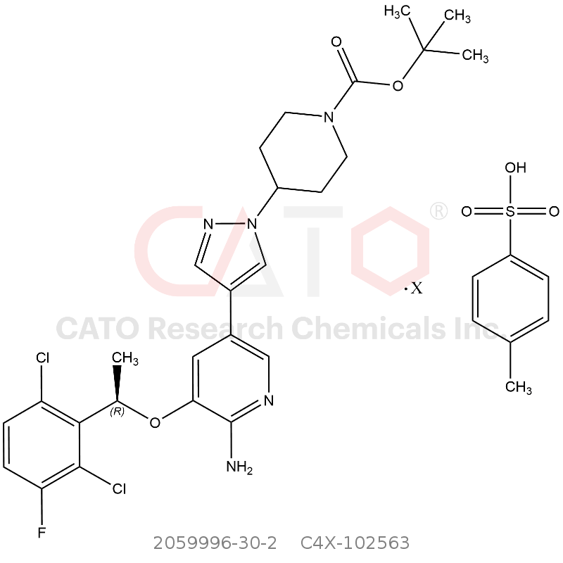 CAS No.:2059996-30-2,克唑替尼杂质63 ·x对甲苯磺酸盐