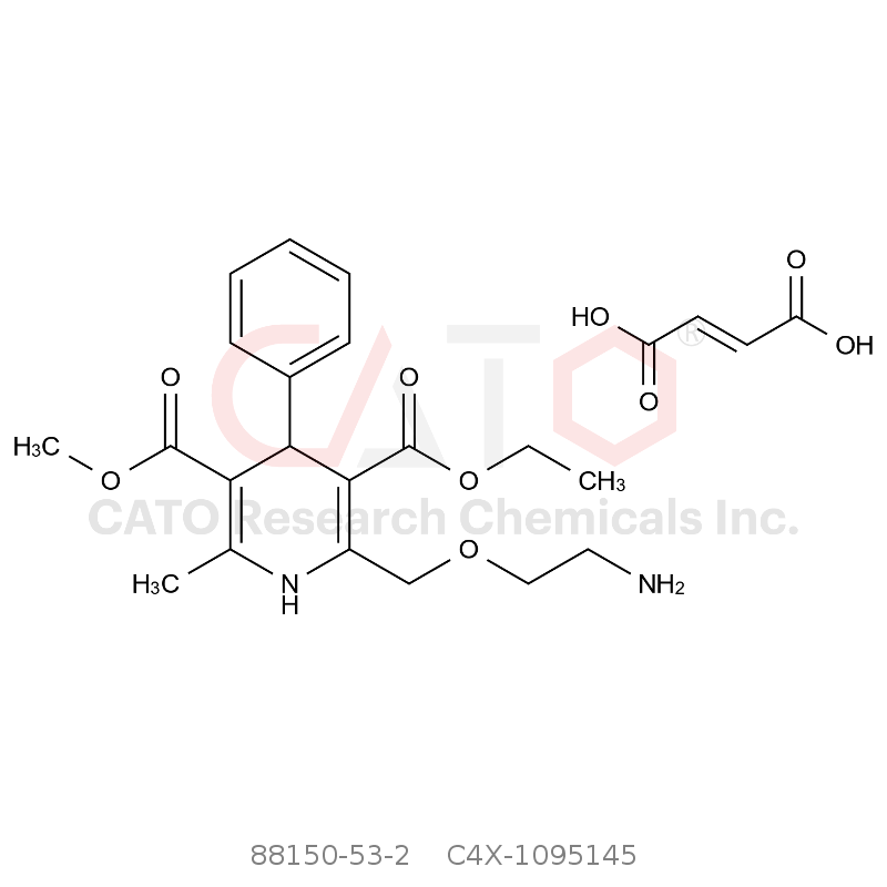 CAS No.:88150-53-2,Amlodipine Impurity 145 fumarate