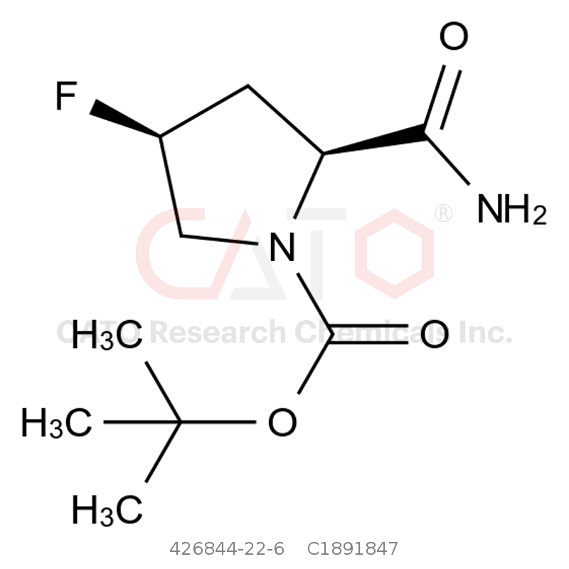 CAS No.:426844-22-6,(2S,4S)-1-Boc-4-fluoropyrrolidine-2-carboxamide