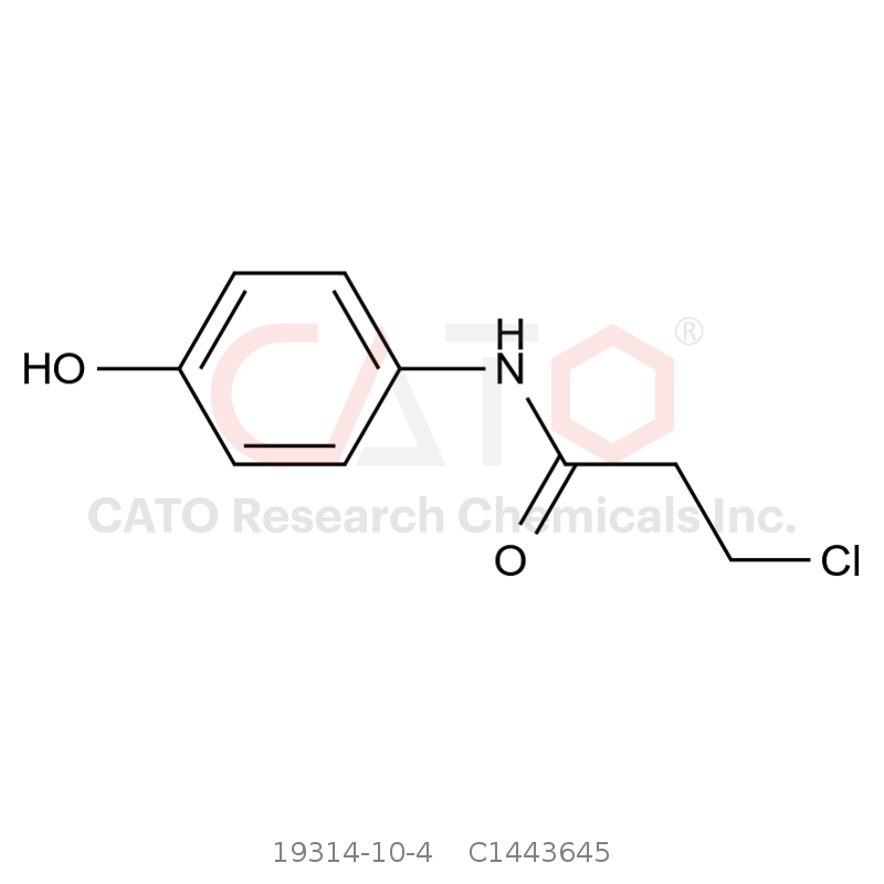 CAS No.:19314-10-4,3-Chloro-N-(4-hydroxyphenyl)propanamide