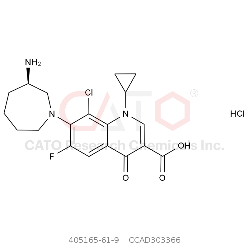 CAS No.:405165-61-9,盐酸贝西沙星