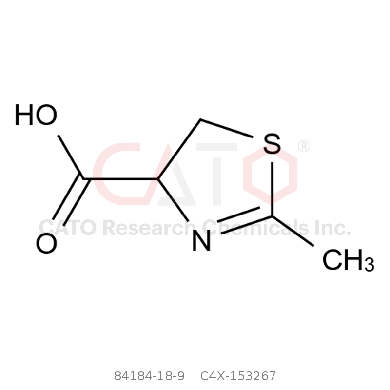 CAS No.:84184-18-9,2-methyl-4,5-dihydrothiazole-4-carboxylic acid