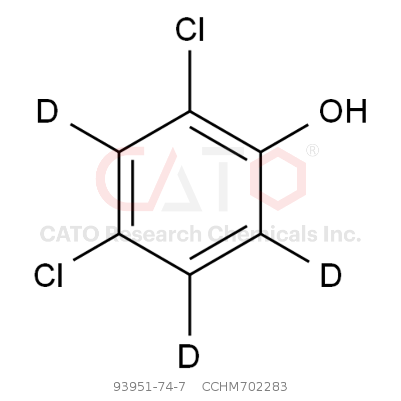 CAS No.:93951-74-7,2,4-Dichlorophenol D3 (3,5,6 D3)