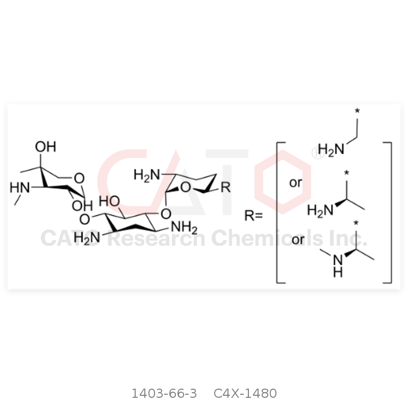CAS No.:1403-66-3,庆大霉素