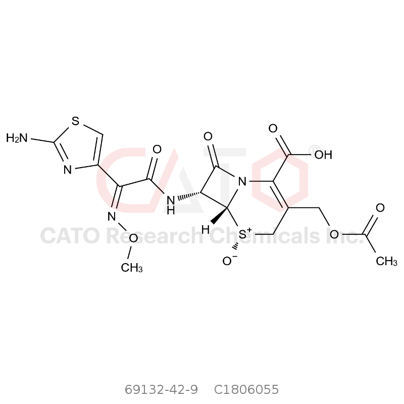 CAS No.:69132-42-9,E-Cefotaxime S-Oxide