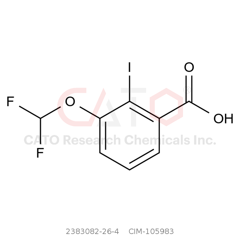 CAS No.:2383082-26-4,3-(二氟甲氧基)-2-碘苯甲酸