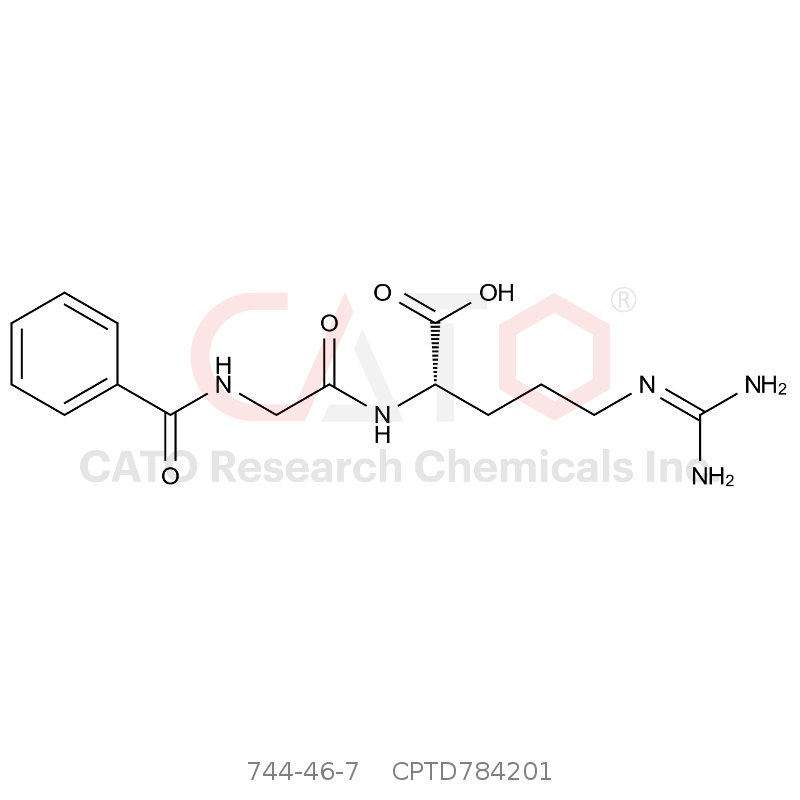 CAS No.:744-46-7,苯甲酰基甘氨酰-L-精氨酸