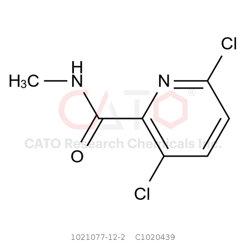 CAS No.:1021077-12-2,3,6-Dichloro-N-methyl-2-pyridinecarboxamide