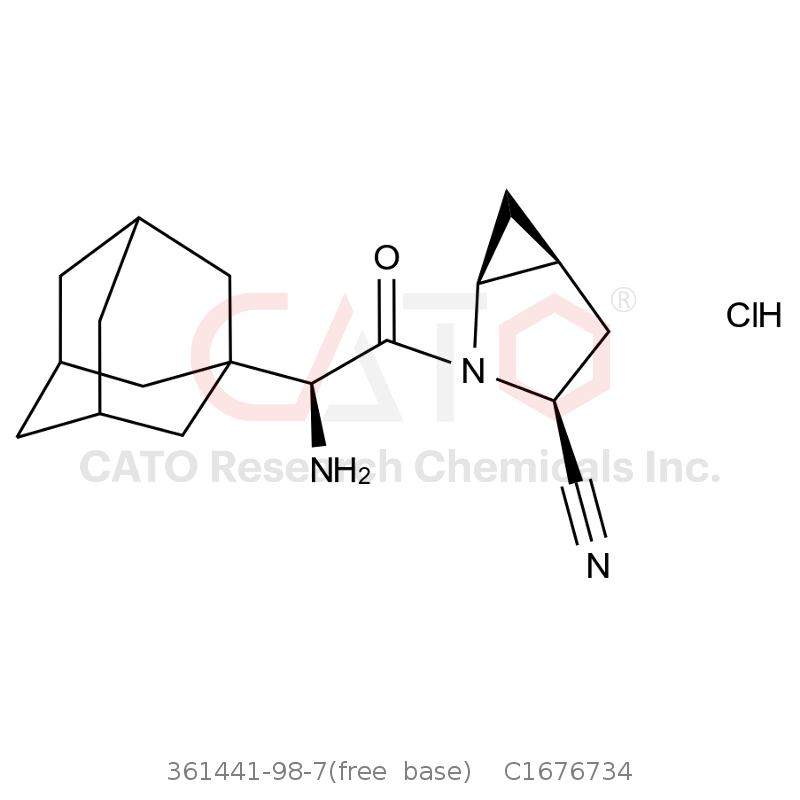 CAS No.:361441-98-7(free  base),Saxagliptin Impurity N34 HCl