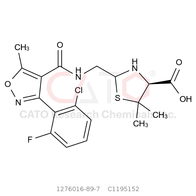 CAS No.:1276016-89-7,Flucloxacillin EP Impurity B (Mixture of Diastereomers)