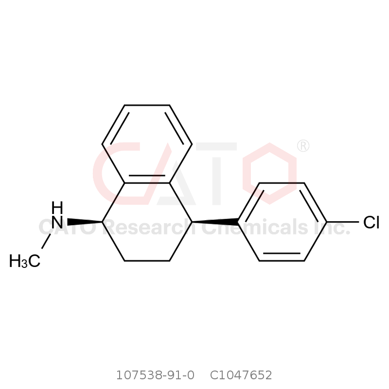 CAS No.:107538-91-0,Sertraline - Impurity C (Freebase)