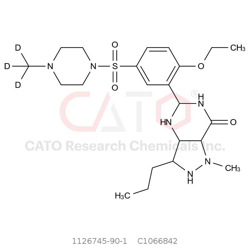 CAS No.:1126745-90-1,Sildenafil-D3