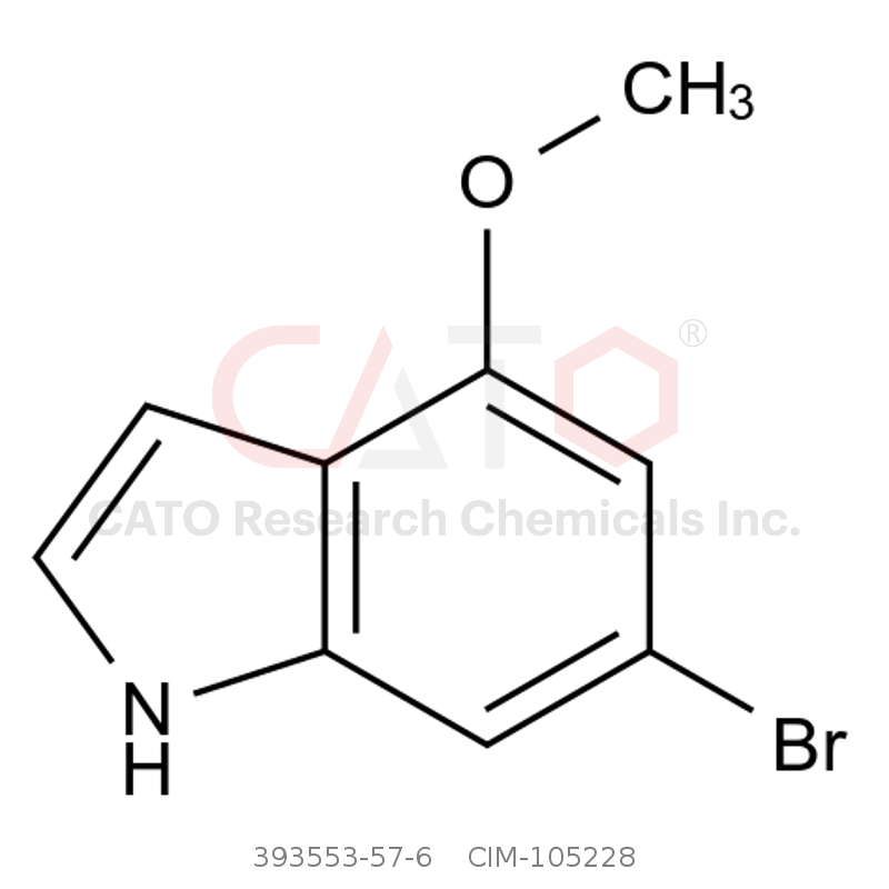 CAS No.:393553-57-6,6-Bromo-4-methoxy-1H-indole