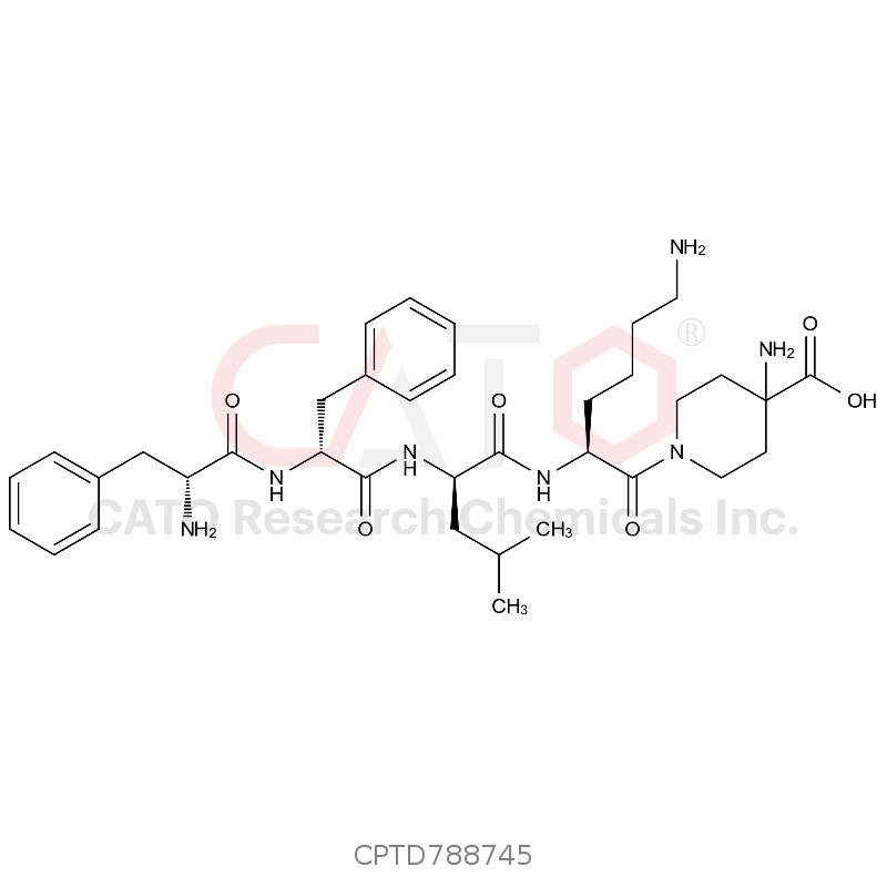 1-(L-苯丙氨酰-L-苯丙氨酰-L-亮氨酰-D-赖氨酰)-4-氨基哌啶-4-羧酸