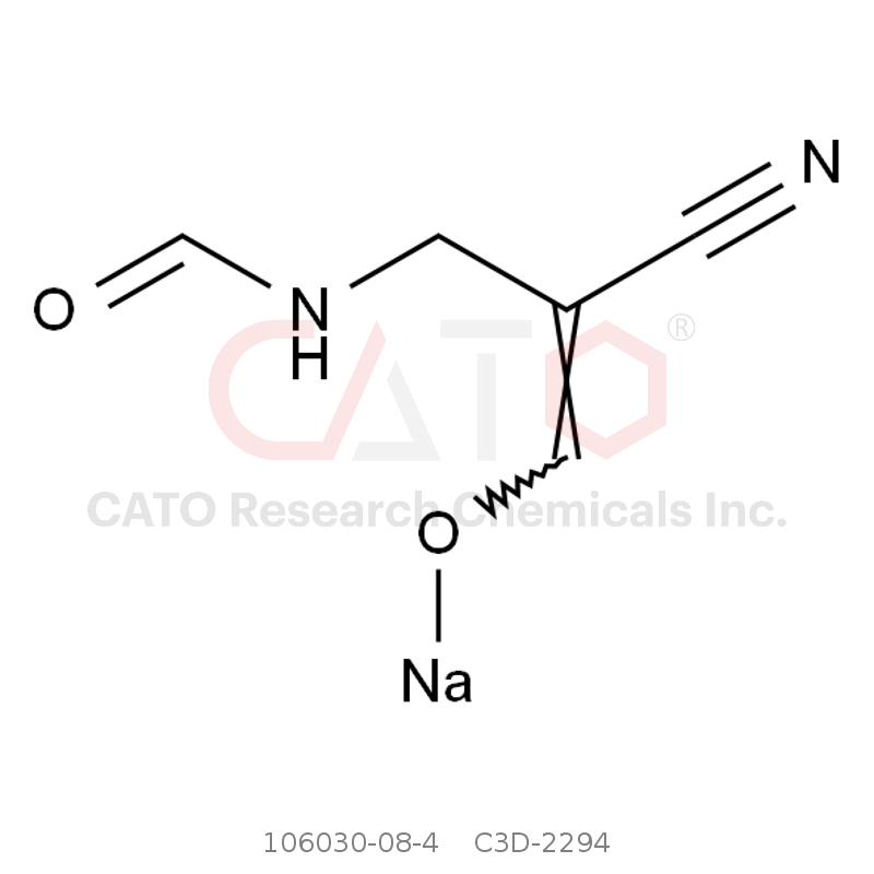 CAS No.:106030-08-4,sodium 2-cyano-3-formamidoprop-1-en-1-olate