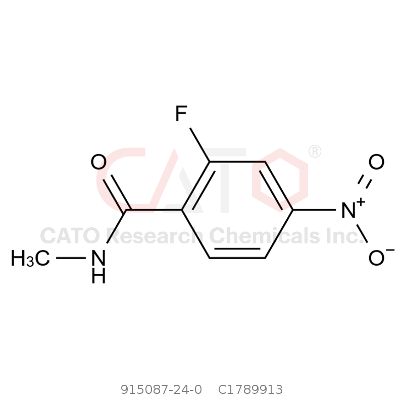 CAS No.:915087-24-0,2-Fluoro-N-methyl-4-nitrobenzamide