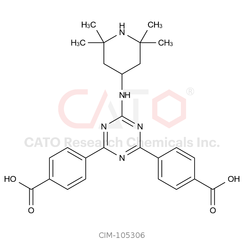 4,4'-(6-((2,2,6,6-Tetramethylpiperidin-4-yl)amino)-1,3,5-triazine-2,4-diyl)dibenzoic acid