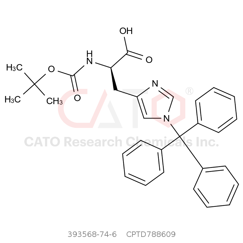 CAS No.:393568-74-6,Boc-D-His(Trt)-OH