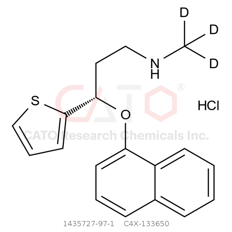 CAS No.:1435727-97-1,度洛西汀-d3盐酸盐