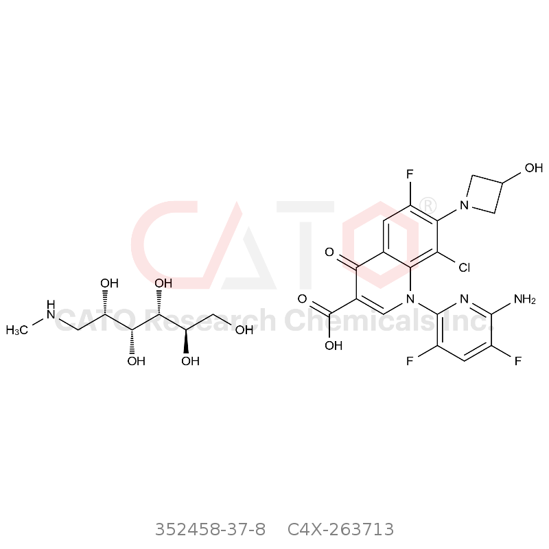CAS No.:352458-37-8,德拉沙星N-甲基葡萄糖胺盐
