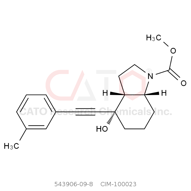 CAS No.:543906-09-8,(3aR,4S,7aR)-4-羟基-4-(间甲苯乙炔)八氢-1H-吲哚-1-羧酸甲酯