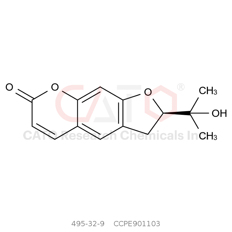 CAS No.:495-32-9,紫花前胡苷元