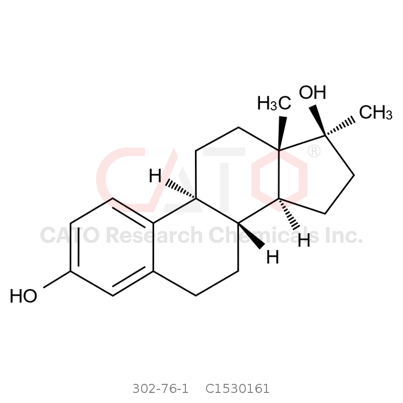 CAS No.:302-76-1,1, 3, 5(10)-ESTRATRIEN-17α-METHYL-3, 17β-DIOL