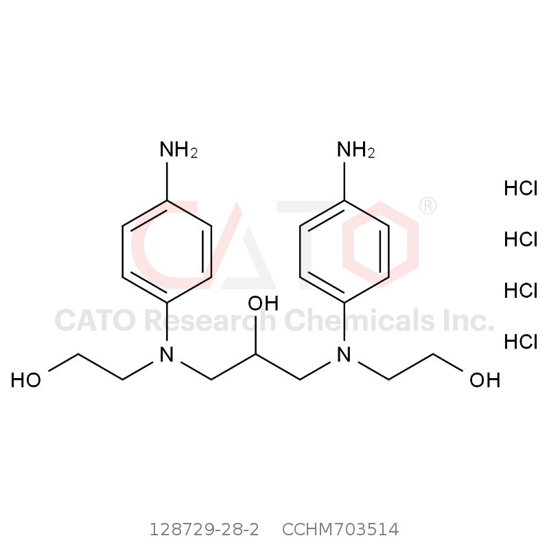 CAS No.:128729-28-2,Hydroxypropyl Bis (N-Hydroxyethyl-p-phenylenediamine Hydrochloride)
