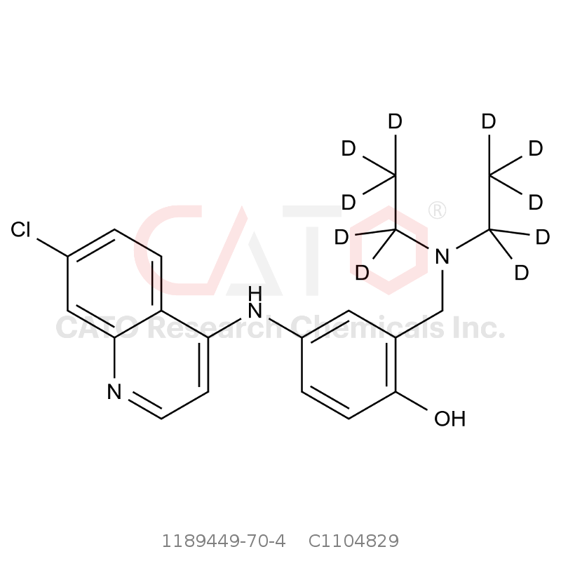 CAS No.:1189449-70-4,Amodiaquine-d10