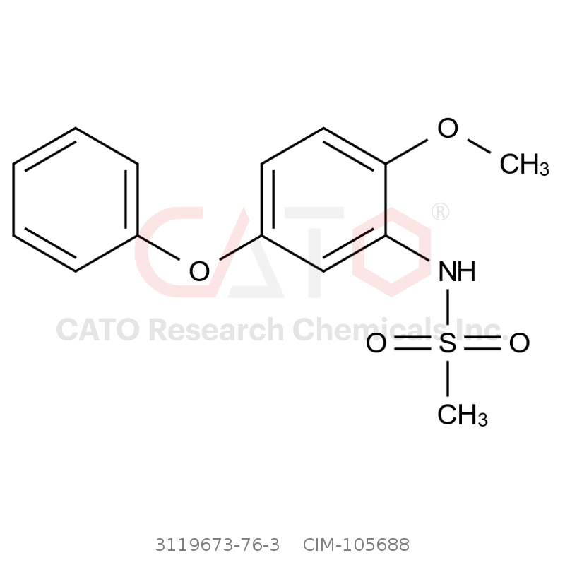 CAS No.:3119673-76-3,N-(2-Methoxy-5-phenoxyphenyl)methanesulfonamide