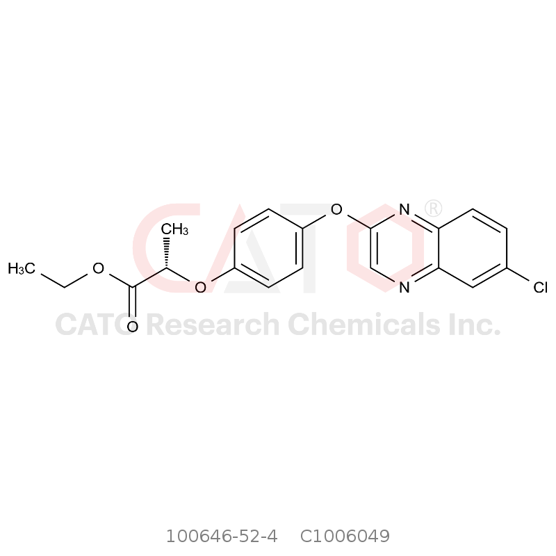 CAS No.:100646-52-4,(S)-2-(4-((6-氯喹喔啉-2-基)氧基)苯氧基)丙酸乙酯