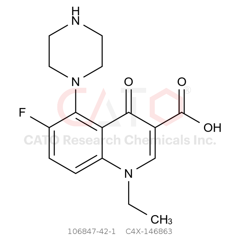 CAS No.:106847-42-1,Norfloxacin Impurity 63