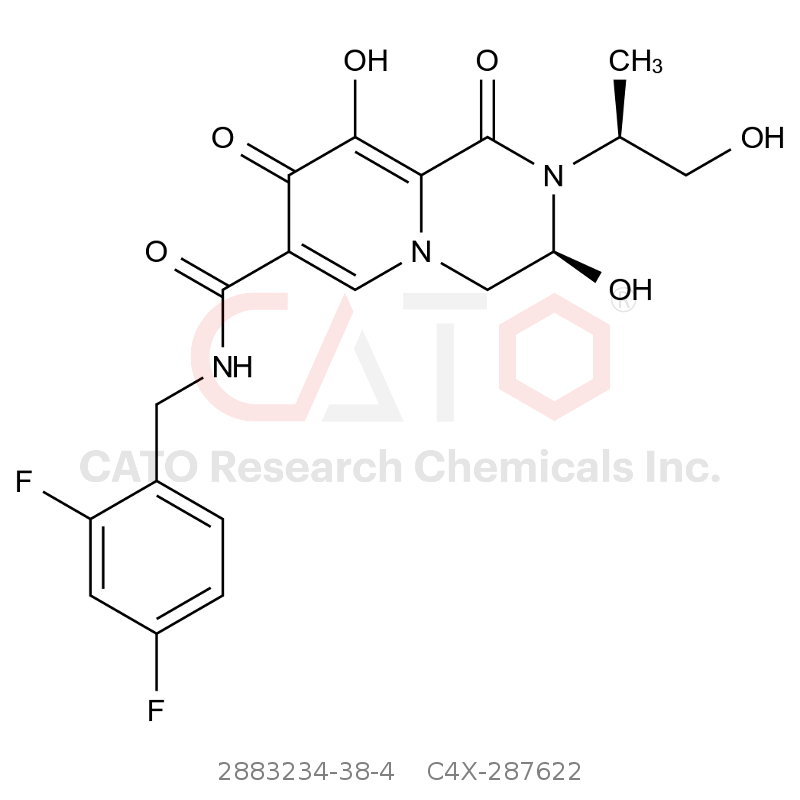 CAS No.:2883234-38-4,Cabotegravir Impurity 22