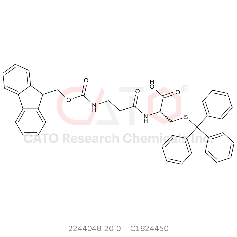 CAS No.:2244048-20-0,Fmoc-β-Ala-Cys(Trt)-OH